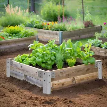 10 шт. прочные металлические колья с винтами для ремонта заборных столбов, зубчатые колья для приподнятых садовых грядок, окантовки дорожек 10 pcs