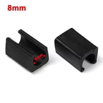 10 шт. Прочные Нескользящие Против Наклона Вперед U-образные Амортизационные Накладки на Ножки Табурета Стула Заглушки для Труб Хомут для Труб 8mm