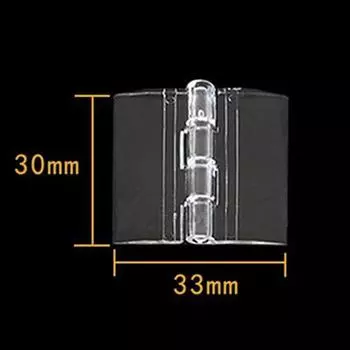 10 шт. прочные прозрачные акриловые складные петли прозрачные петли из плексигласа 5 размеров 30*33mm