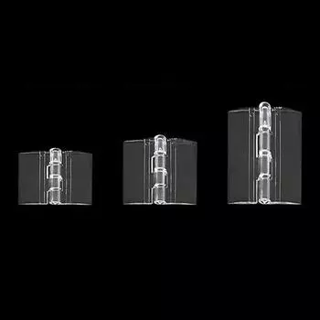 10 шт. прочные прозрачные акриловые складные петли прозрачные петли из плексигласа 5 размеров 25*33mm