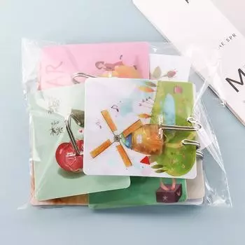 10 шт., прочные самоклеящиеся крючки из нержавеющей стали с мультяшными цветами, вешалка для хранения ключей для кухни, ванной комнаты, двери, стены, многофункциональная 10pcs Random style