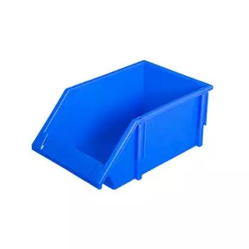 10 шт. прочный и штабелируемый полиэтиленовый ящик для хранения с этикеткой - тяжелый несущий груз, большое отверстие, стабильная функция сортировки x2:250*150*120mm