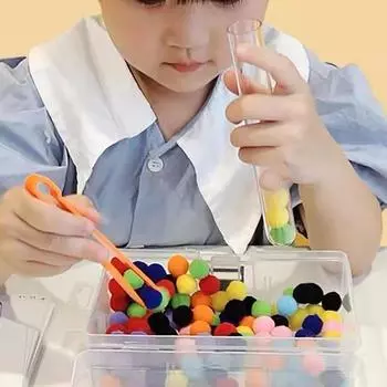 10 шт. прочный пластиковый зажим пинцет мелкая моторика обучающие игрушки для детей набор инструментов для обучения BL
