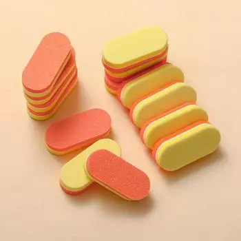 10 шт. профессиональная мини-губка для ногтей, наждачная бумага для маникюра, шлифовка, полировка, пилка для ногтей, шлифовальное оборудование, инструмент