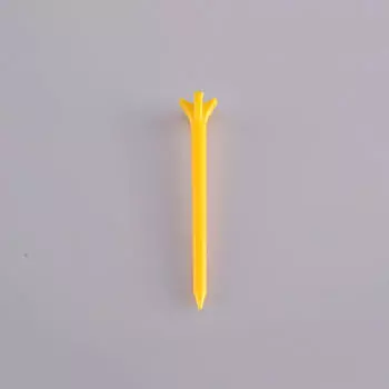 10 шт. Профессиональная система тройников случайного цвета, длина 68 мм, пластиковые профессиональные тройники для гольфа