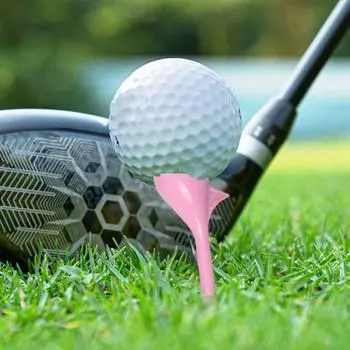 10 шт. профессиональные пластиковые футболки для гольфа с наклонной вставкой 10 градусов, красочные футболки, уменьшающие трение и увеличивающие расстояние, 83 мм, сервировочные штифты белый