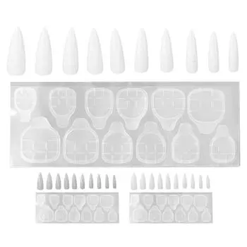 10 шт. профессиональных типсов для ногтей, носимых искусственных накладных ногтей, маникюрный инструмент для салона красоты N5343-02
