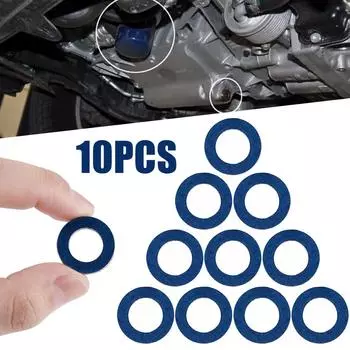 10 шт. прокладка для слива масла, шайбы, уплотнительные кольца для Toyota Lexus, шайбы, уплотнительные кольца, сменная прокладка для слива масла OEM 9043012031
