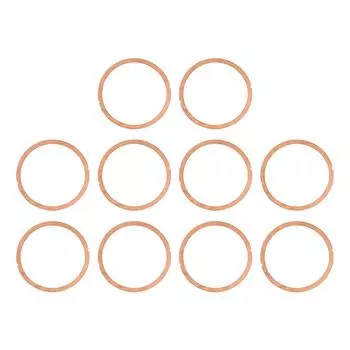 10 шт. прокладок головки блока цилиндров из латуни с воздушным охлаждением для дизельного генератора, комплект аксессуаров для 186F