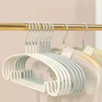 10 шт. простая вешалка для одежды нескользящая общежитие бытовая одежда развешивание для предотвращения деформации одежды хранение одежды 40cm