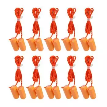 10 шт. противошумные беруши пулевого типа, настоящие защитные звукоизоляционные беруши с линиями