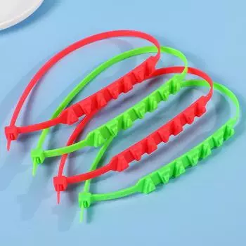 10 шт. противоскользящие цепи для мотоциклов, велосипедов, зимних шин, колес, нескользящие кабельные стяжки, инструмент для аварийной замены цепей на шинах мотоциклов красный