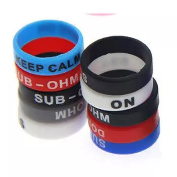 10 шт противоскользящие силиконовые кольца 22 мм светящиеся водонепроницаемые разноцветные силиконовые кольца для рыбалки