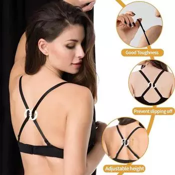 10 шт., противоскользящие зажимы для бретелей бюстгальтера 10PCS прозрачный