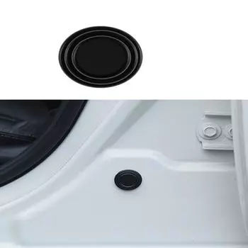 10 шт. противоударная силиконовая накладка на дверь автомобиля, универсальная антишумовая буферная прокладка, наклейка на дверь автомобиля, звукоизоляционная, аварийная накладка