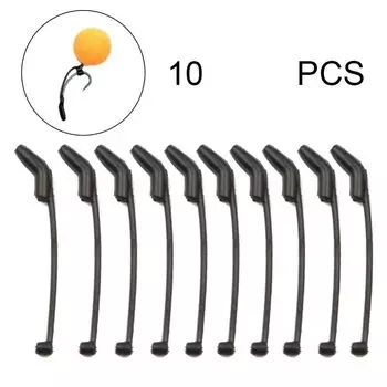 10 шт. Противозапутывающиеся D-риг кикеры Резиновые рукава для крючков для ловли рыбы D-риг Алайнеры Лодочная рыбалка 26mm