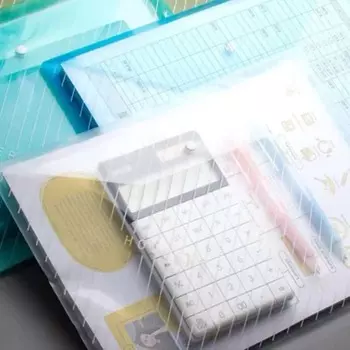 10 шт. Прозрачная цветная сумка для хранения документов формата А4, вмещает около 200 листов бумаги, подходит для школ, офисов