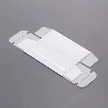 10 шт. прозрачная защитная витрина для игрушечной модели автомобиля, прозрачный ПВХ-держатель для хранения, чехол, пылезащитное украшение 10PCS
