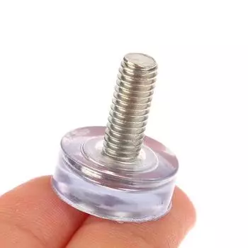 10 шт. прозрачная железная пластиковая мебель стол стул ножки регулируемые выравнивающие скользящие накладки M6 M8 винты в противоскользящих накладках для ног M8