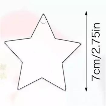 10 шт. прозрачные акриловые рождественские украшения, круглые колокольчики, узор в виде дерева, акриловые заготовки, диски, брелок, украшение для украшения своими руками socks