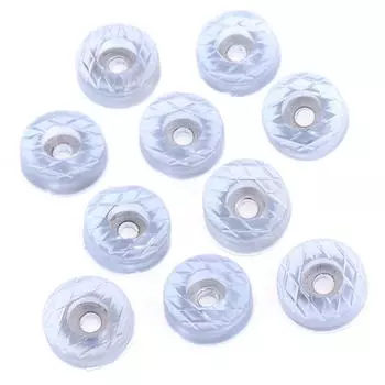 10 шт. прозрачные мягкие мебельные ножки для стула, нескользящие подушечки, чехлы для ног для дивана