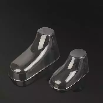 10 шт. прозрачных детских пинеток из ПВХ, опорная рама для обуви, пластиковая форма для обуви, растяжитель для детской обуви, стойка для демонстрации носков 8CM