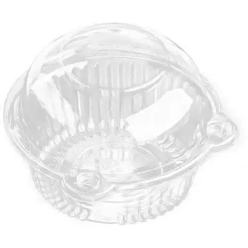 10 шт. прозрачных пластиковых коробок для тортов, одноразовых десертов, кексов, упаковок, коробок, подносов, печенья, яиц, тартов, пирожных, пирожных, коробок other