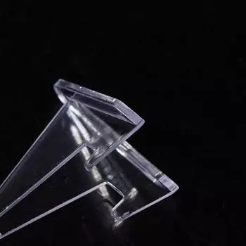 10 шт. прозрачный акриловый держатель для монет, небольшой мольберт, держатель для торговых карточек, поддержка для органайзера карт Kpop Idol