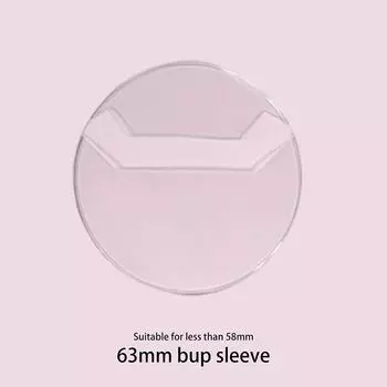 10 шт. прозрачный чехол для дисплея значка круглый чехол для хранения карт аниме значки украшения защитный чехол для значка защитный чехол 63MM