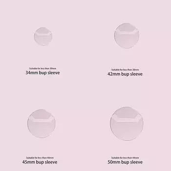 10 шт. прозрачный чехол для дисплея значка круглый чехол для хранения карт аниме значки украшения защитный чехол для значка защитный чехол 34MM