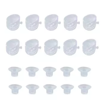 10 шт., прозрачный пластиковый держатель для аквариума с живыми растениями и присосками для аквариума