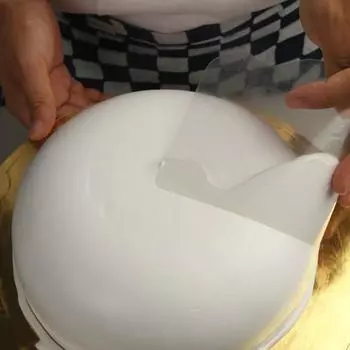 10 шт. прозрачный скребок для крема прозрачный резак для теста для торта скребок для помадки