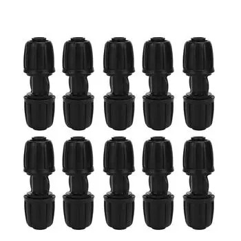 10 шт. прямой соединитель для воды, фитинг для капельного полива сада для шланга ПЭ 16 мм