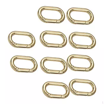 10 шт. Пряжка для карабина Sp Oval s для изготовления золотой