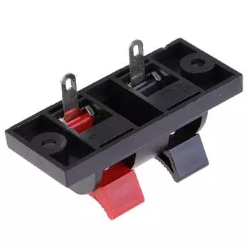 10 шт. пружинный зажим, клеммная колодка динамика, 2 порта, разъем для переплета