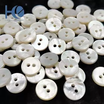 10 шт. пуговиц-ракушек, белые бабочки, закругленные края, два отверстия, многомодельные, многоцветные, пуговицы для рубашек и костюмов single-sided white * 14L = 9.0 MM