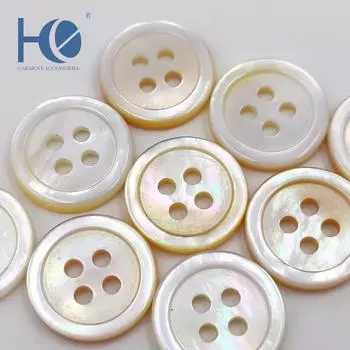 10 шт. пуговиц-ракушек, белые пуговицы-бабочки в виде ракушек, широкая сторона, многоцветная рубашка, пуговицы для костюма с четырьмя глазами primary color * 16L = 10.0 MM