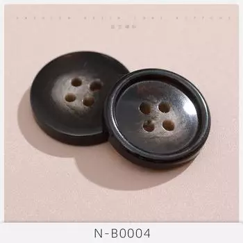 10 шт. пуговиц тренчкот женский смоляной черный пуговицы высококачественный мужской костюм одежда пальто аксессуары Daquan кардиган костюм 24L=15.0 MM*N-B0004