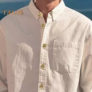 10 шт. пуговиц в виде черепа в стиле Хэллоуина, готические, с открытым зажимом, глянцевые, с изображением скелета, персонализированные запонки для украшения одежды своими руками A