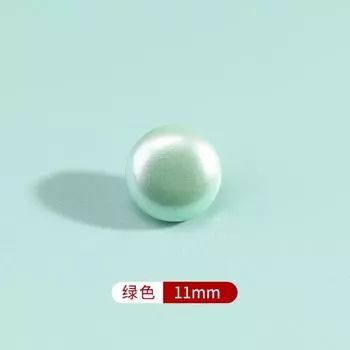 10 шт. пуговиц жемчужно-белого цвета для мужских и женских рубашек, кардиганов, круглых пуговиц, универсальной детской одежды, свитеров, пальто, пуговиц 5 #Green * 11MM * Round