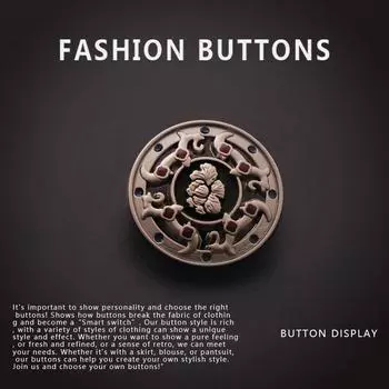 10 шт. Пуговицы для пальто Новый китайский стиль Ретро Высококлассные Изысканные Топы Пальто Костюмы Высококлассные Пуговицы для одежды Sky Grey * 18MM