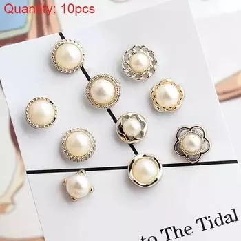 10 шт. пуговицы для прикрытия, женская рубашка, брошь, пуговицы, булавки, пуговицы без пришивания, английские булавки для самостоятельного изготовления одежды, платьев, аксессуаров 10pcs