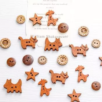 10 шт. пуговицы для рубашки, ручная работа, форма животного, серьги, украшения, оригинальность, ожерелье, аксессуары для одежды, браслет, бусины