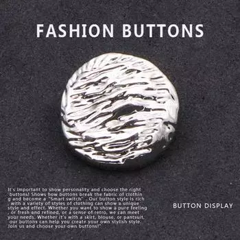10 шт. пуговицы высокого класса изысканный кашемировый пальто свитер кардиган куртка одежда пуговицы Daquan Silver white * 20MM