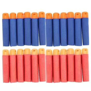 10 шт., пули из ЭВА, снайперский свисток, звук для детей, игрушечный пистолет, мягкий пенопласт, 9,5 см красный