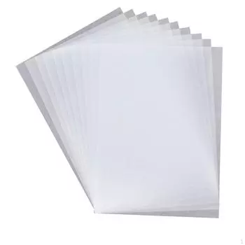 10 шт. пустая термоусадочная бумага, листы пленки 6 дюймов x 8 дюймов, художественные принадлежности для бумаги ручной работы, для 0.2mm Transparent