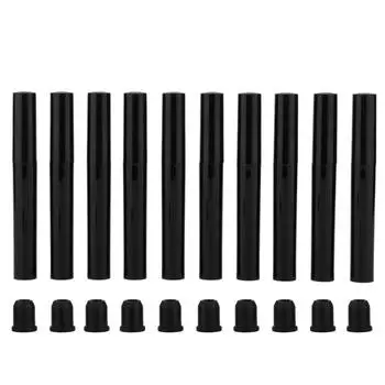 10 шт. Пустой тюбик для туши для ресниц, черный контейнер для жидкости для роста ресниц, косметический инструмент 3 мл