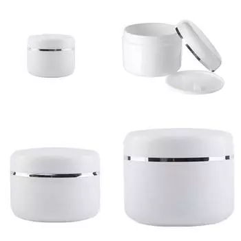 10 шт. пустые косметические контейнеры 10 г, 20 г, 30 г, 50 г, 100 г, 250 г, многоразовые бутылки, дорожный крем для лица, лосьон, пластиковая банка для макияжа, горшок