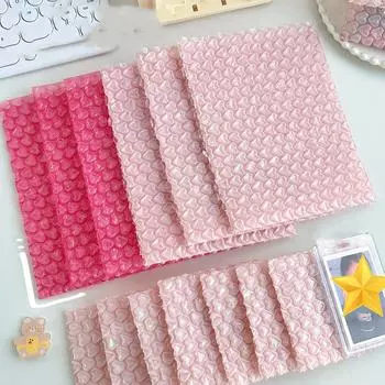 10 шт., пузырьковые почтовые конверты в форме сердца, мягкие конверты, упаковочные пакеты для бизнеса, пузырьковые почтовые конверты, упаковочная сумка для доставки 10*10cm