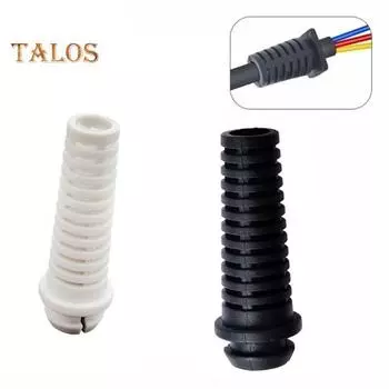 10 шт. ПВХ кабельный ввод 6 мм защитный чехол для кабеля прочный защитный рукав для электроинструмента бытовая техника промышленное оборудование белый